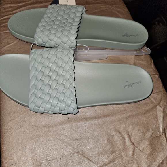 Universal Thread Women’s Polly Woven Slide Sandals Size 14 - Picture 5 of 6